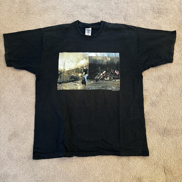 Vintage 1995 Bill Gunzleman Art “A Veteran’s Vision” Graphic T-Shirt - Picture 1 of 3